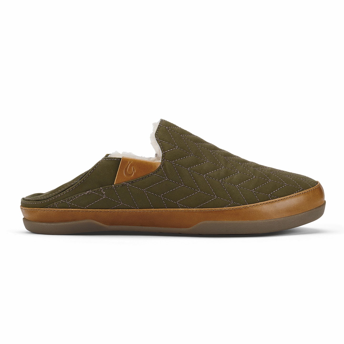 Olukai Hanohano Waxed Canvas Slippers - Husk