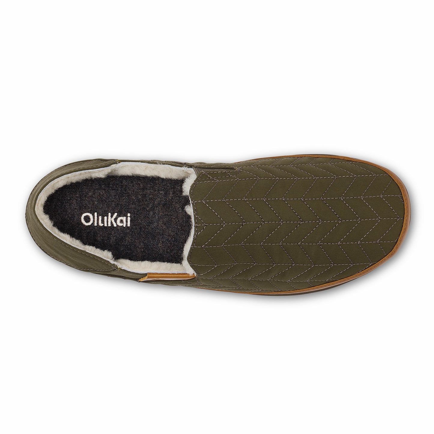 Olukai Hanohano Waxed Canvas Slippers - Husk