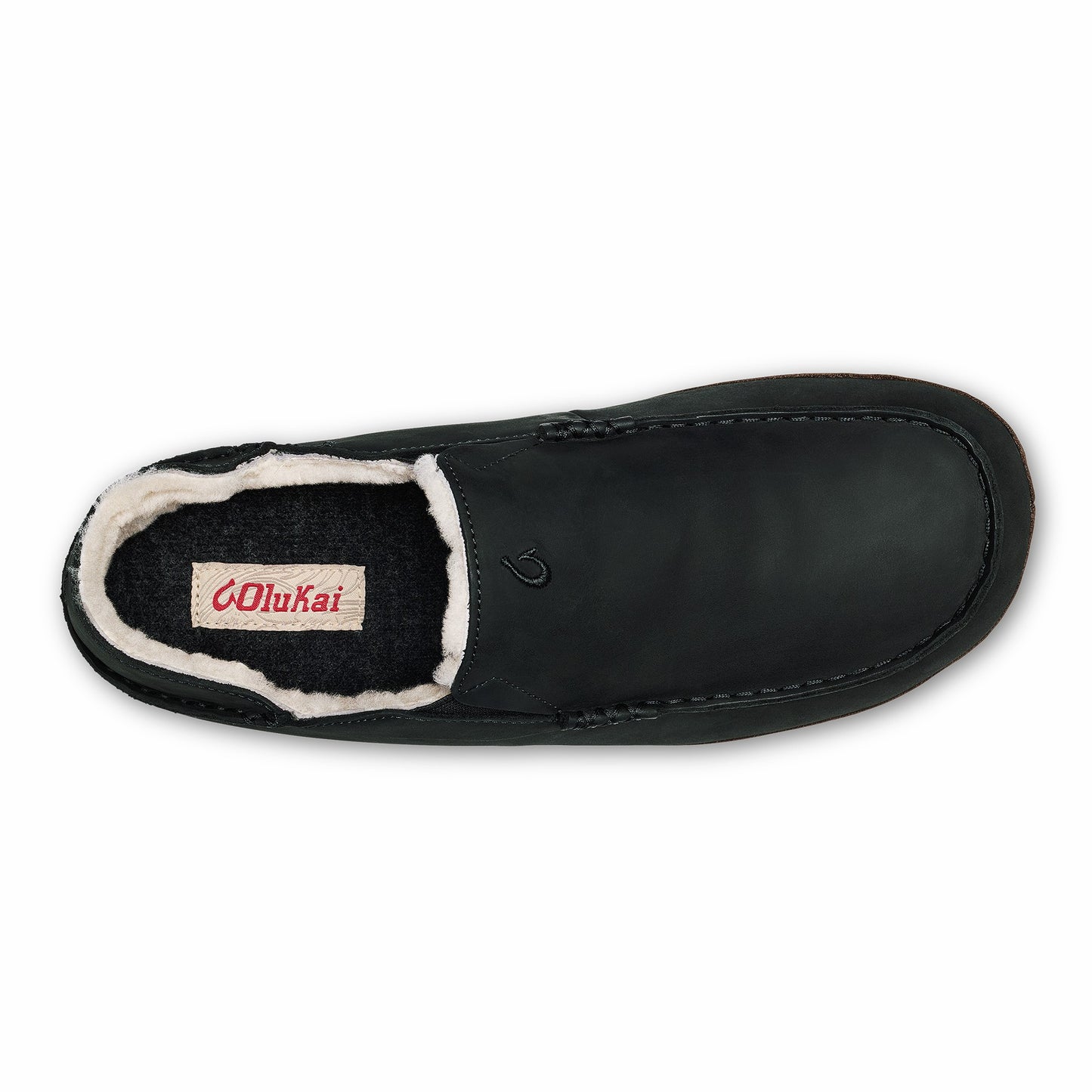 Olukai Moloā Slipper - Black / Dk Java