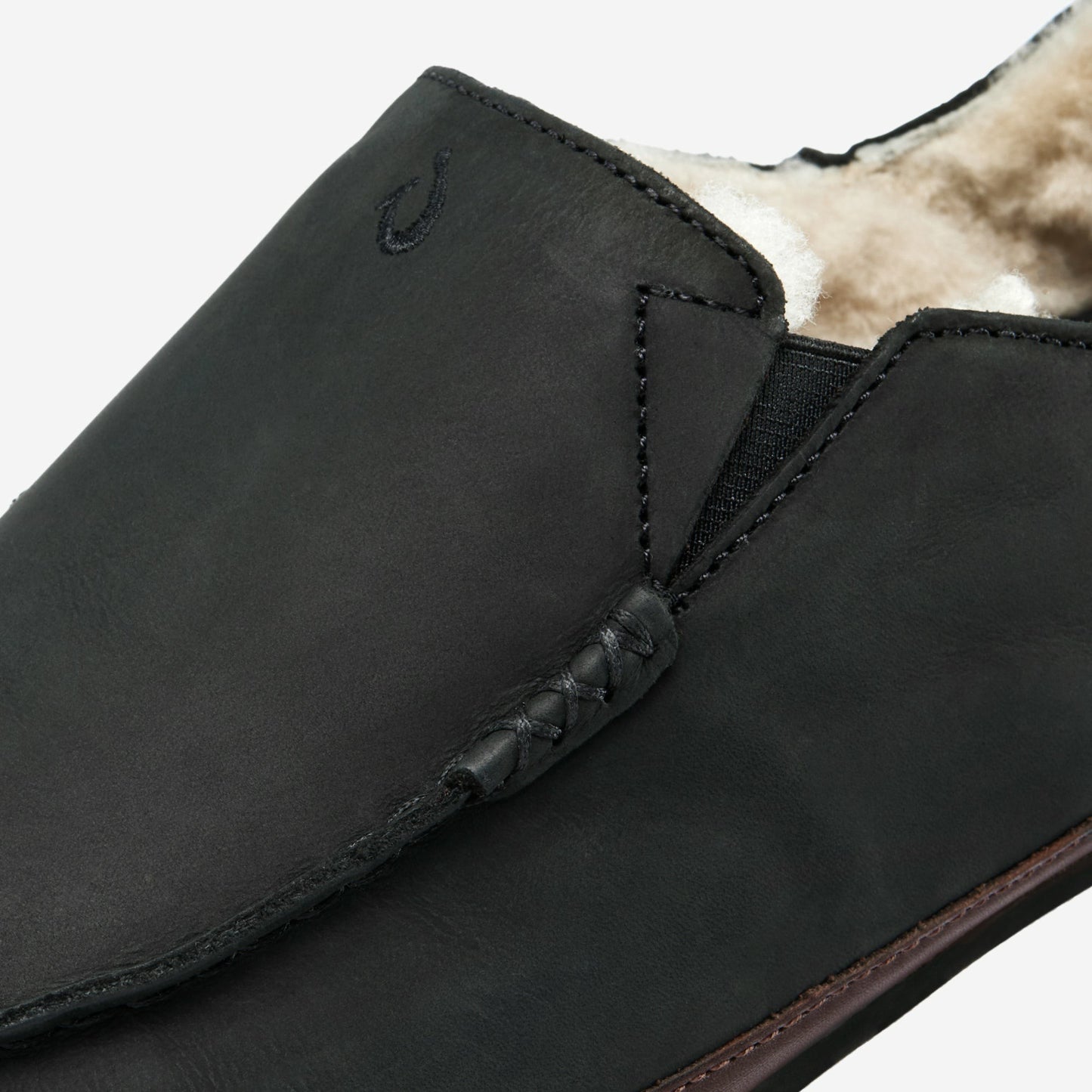 Olukai Moloā Slipper - Black / Dk Java