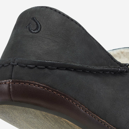 Olukai Moloā Slipper - Black / Dk Java