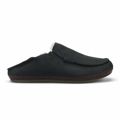 Olukai Moloā Slipper - Black / Dk Java
