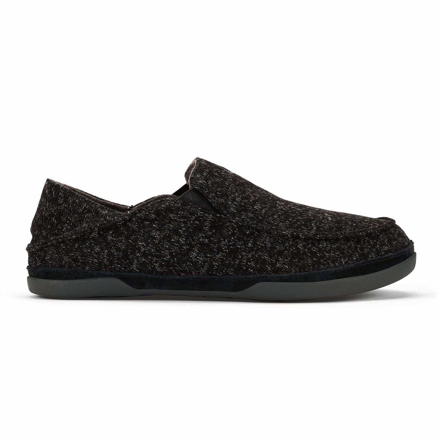 Olukai Moloā Hulu Wool Slippers - Black