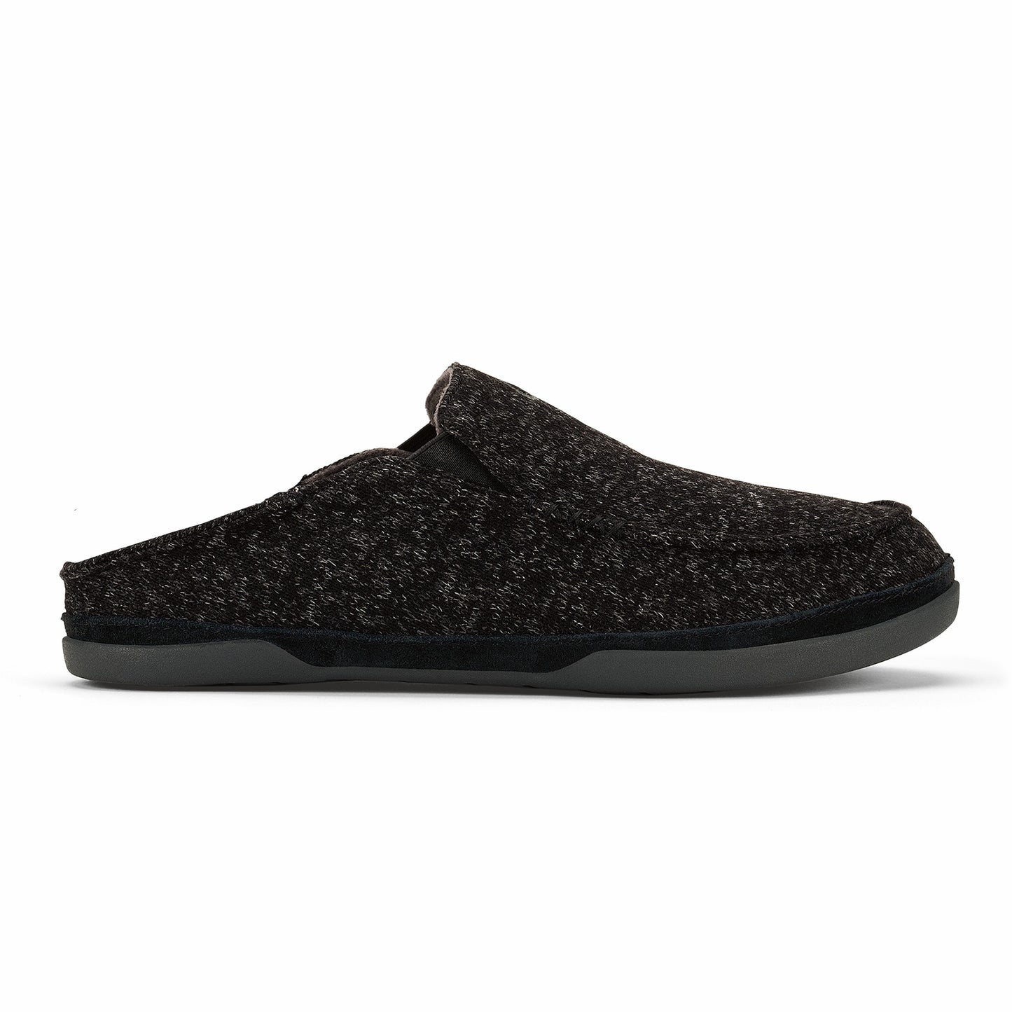 Olukai Moloā Hulu Wool Slippers - Black