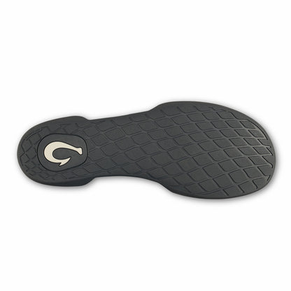 Olukai Moloā Hulu Wool Slippers - Black