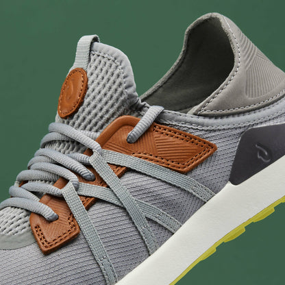 Olukai Manele Breathable Golf Shoes - Poi / Charcoal