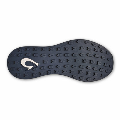 Olukai Manele Breathable Golf Shoes - Bright White / Mood Indigo