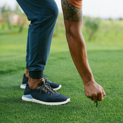 Olukai OluKai Kā‘anapali Golf Shoe - Trench Blue / Sea Ice