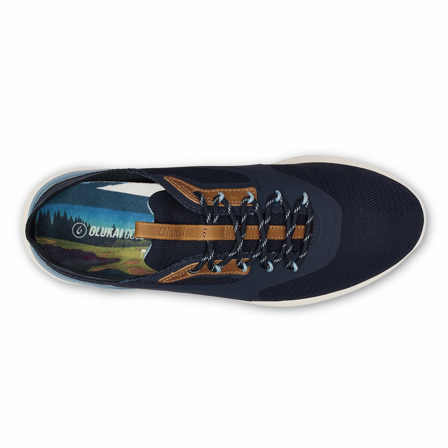 Olukai OluKai Kā‘anapali Golf Shoe - Trench Blue / Sea Ice