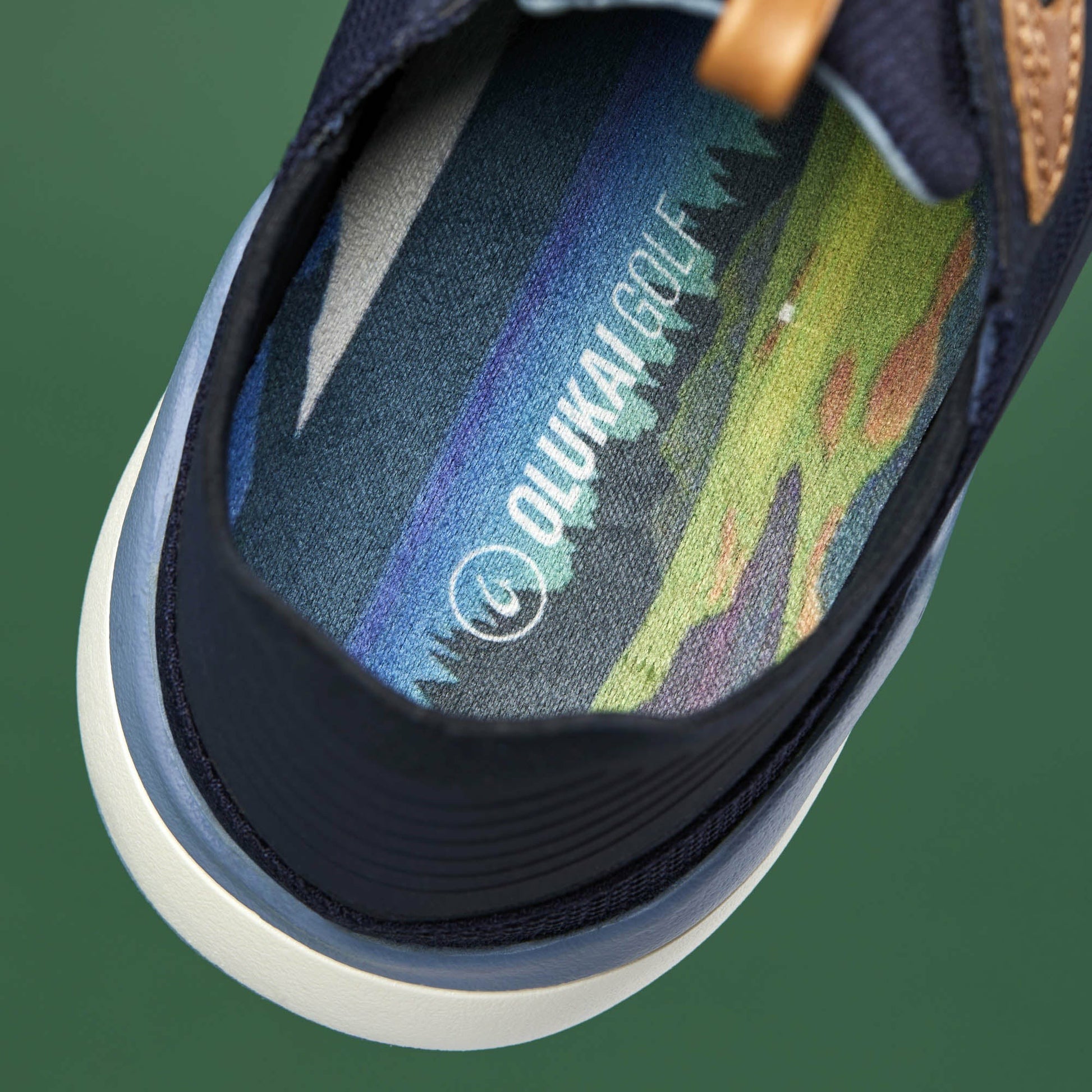 Olukai OluKai Kā‘anapali Golf Shoe - Trench Blue / Sea Ice