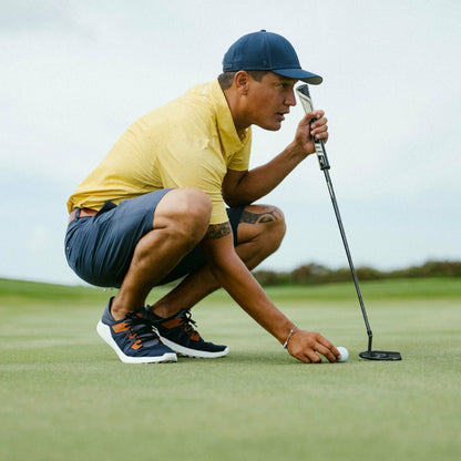 Olukai Manele Breathable Golf Shoes - Trench Blue