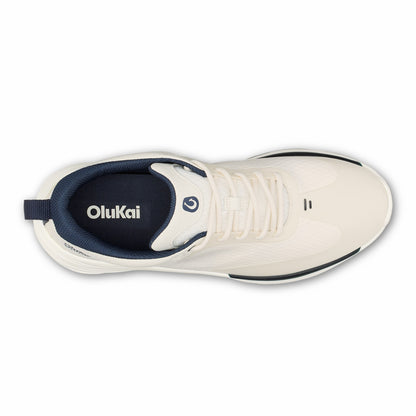 Olukai Mākena Waterproof Golf Shoes - White Sand