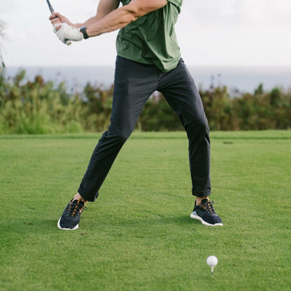 Olukai OluKai Kā‘anapali Golf Shoe - Pavement / Vintage Blue