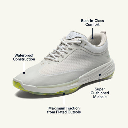 Olukai Mākena Waterproof Golf Shoes - Sterling