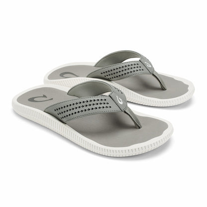 Olukai Ulele Golf Golf Sandals - Ash