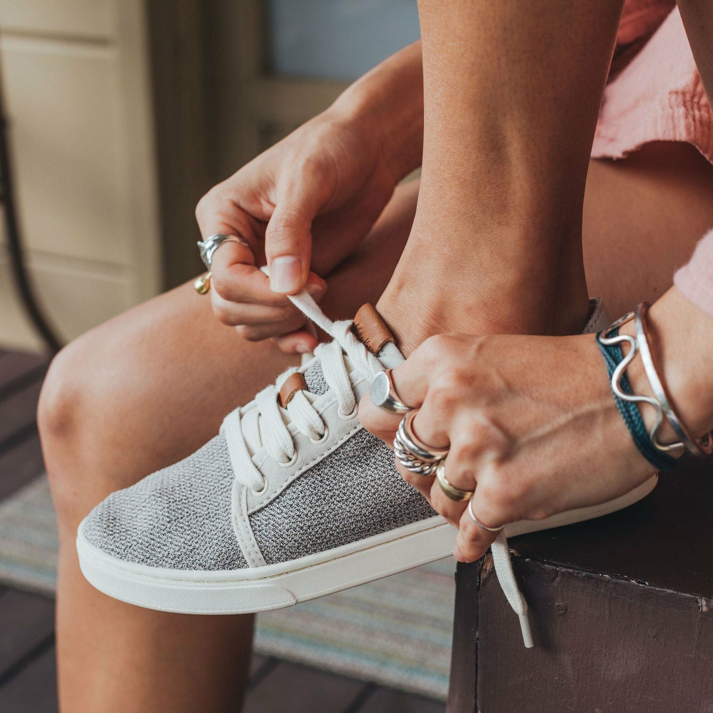 Olukai Pehuea Lī Lightweight Sneakers - Tapa