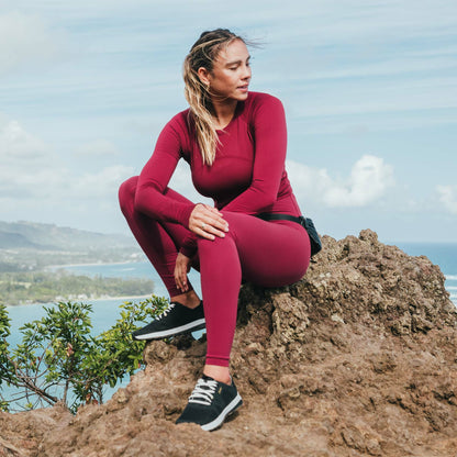 Olukai Huia Athleisure Shoes - Black