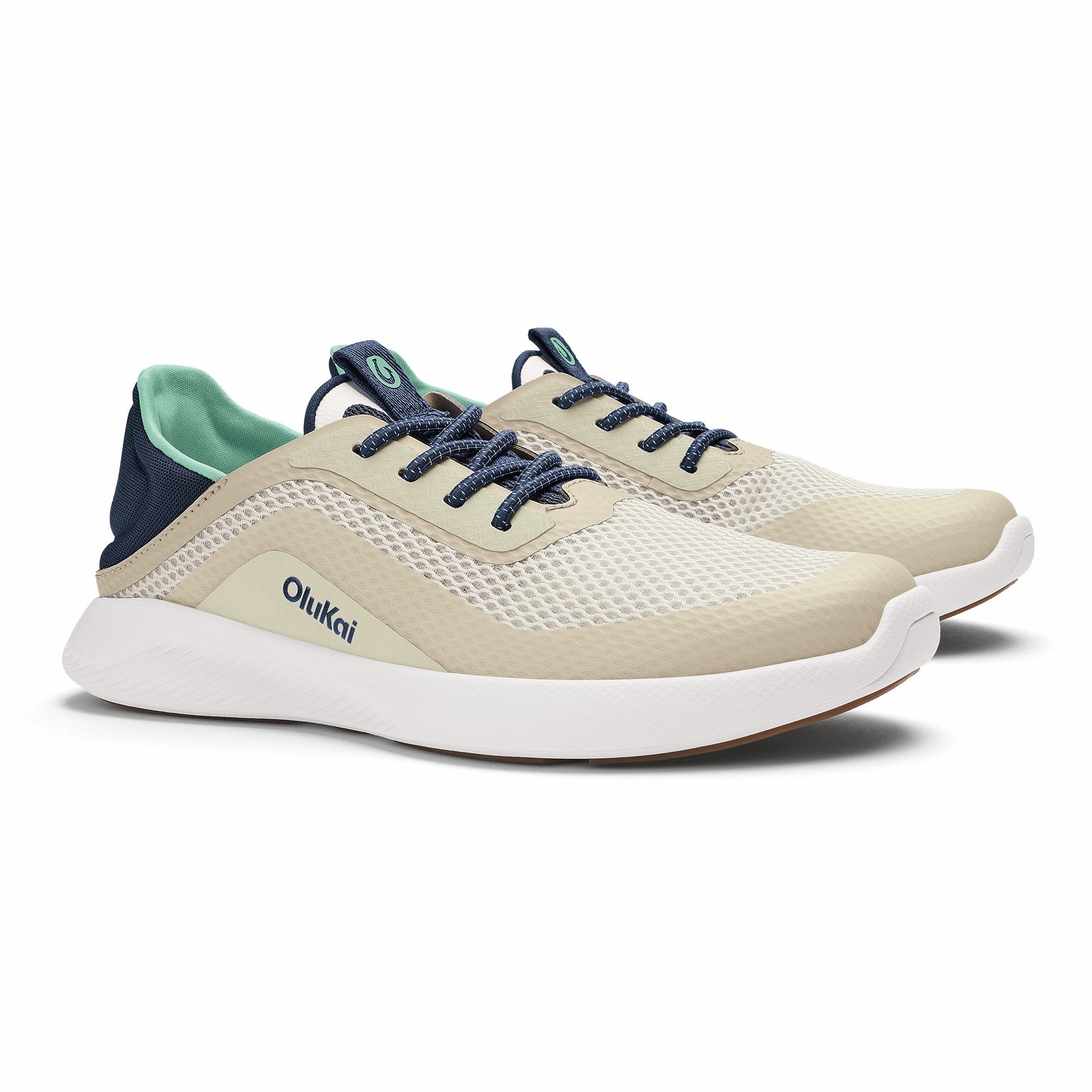 Olukai Kialoa - White Sand / Bright White