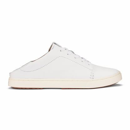 Olukai Pehuea Lī ‘Ili Leather Sneakers - White