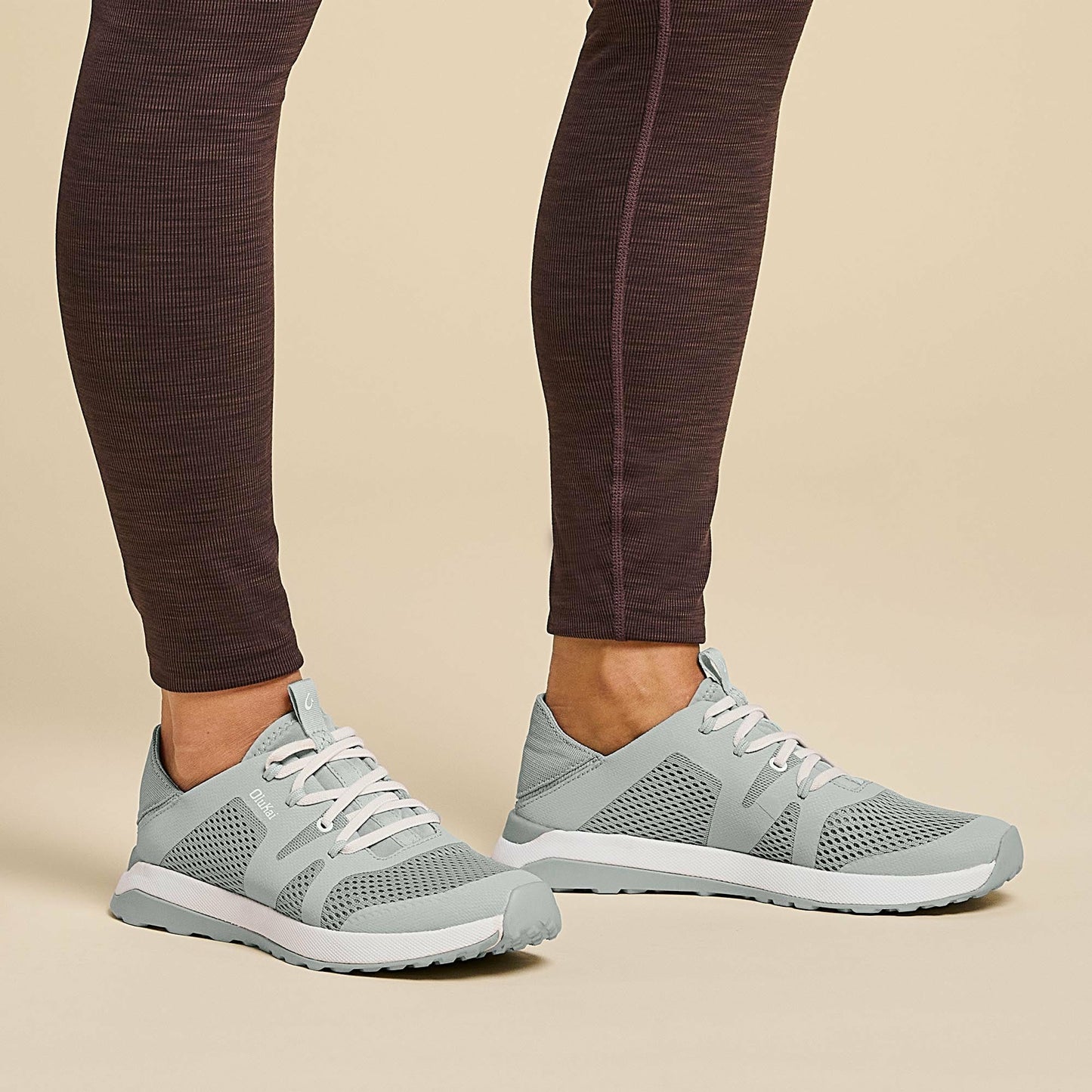Olukai Huia Athleisure Shoes - Pale Grey