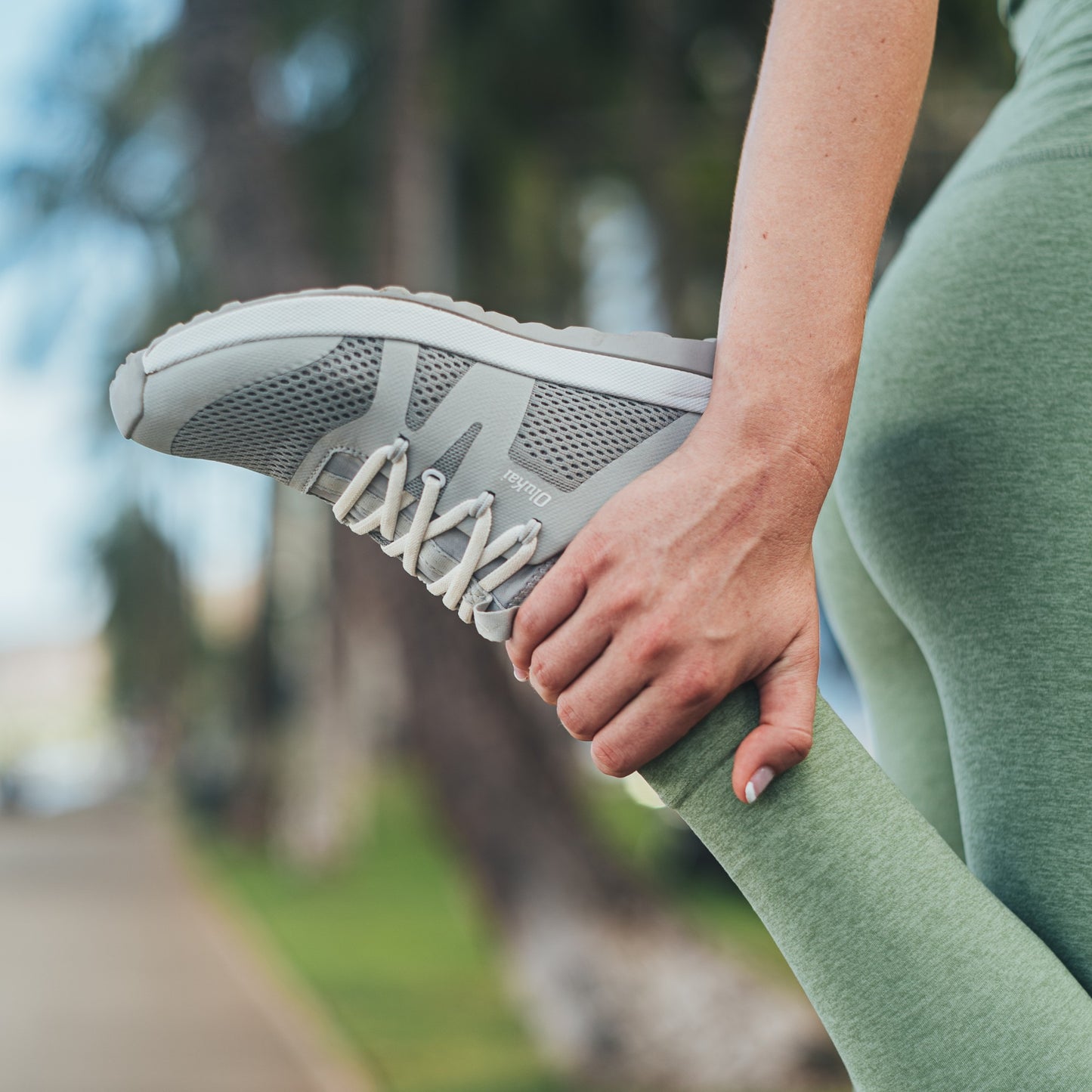 Olukai Huia Athleisure Shoes - Pale Grey