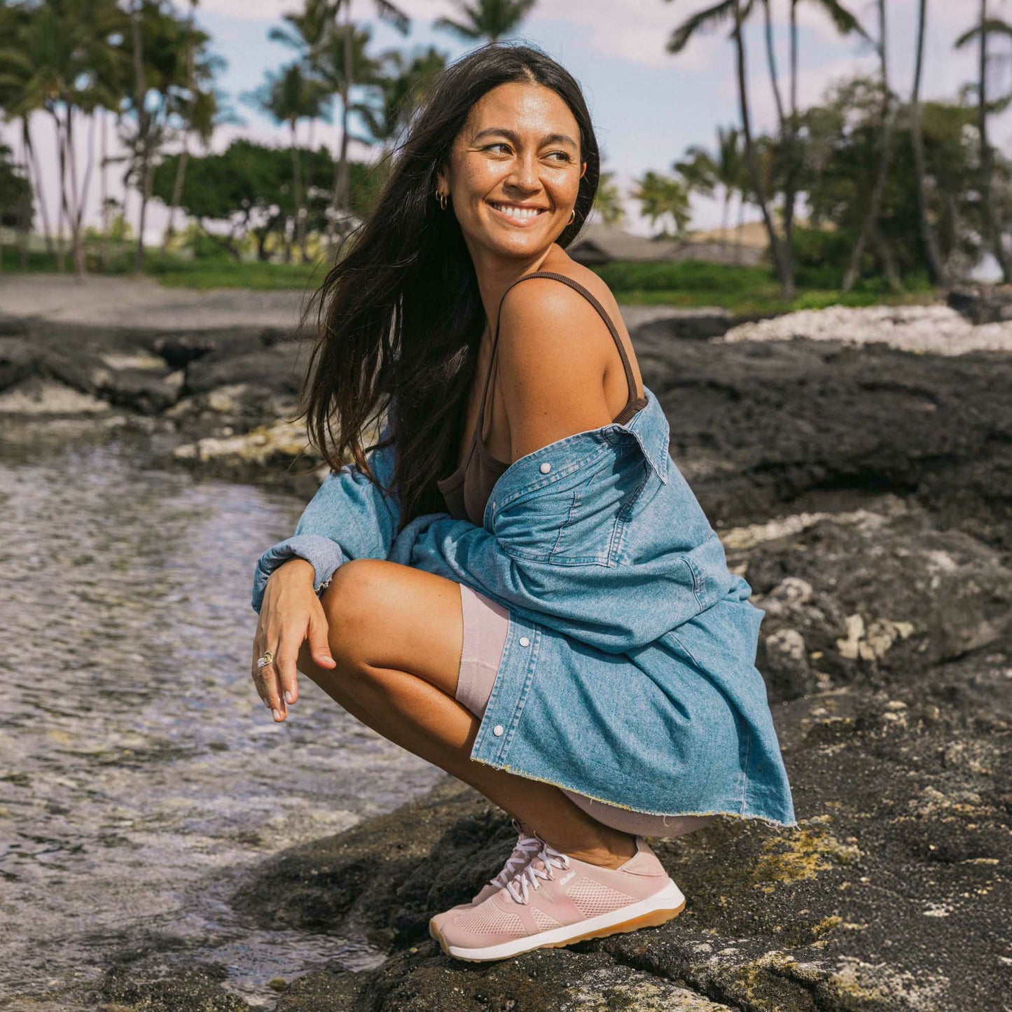 Olukai Huia Athleisure Shoes - Soft Pink