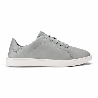 Olukai Pehuea Lī ‘Ili Leather Sneakers - Ash