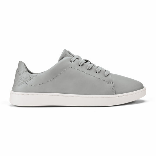 Olukai Pehuea Lī ‘Ili Leather Sneakers - Ash