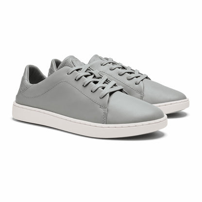 Olukai Pehuea Lī ‘Ili Leather Sneakers - Ash