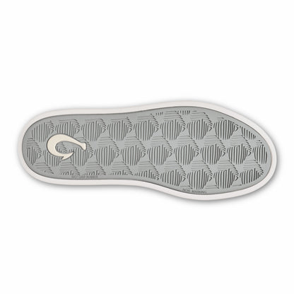 Olukai Pehuea Lī ‘Ili Leather Sneakers - Ash