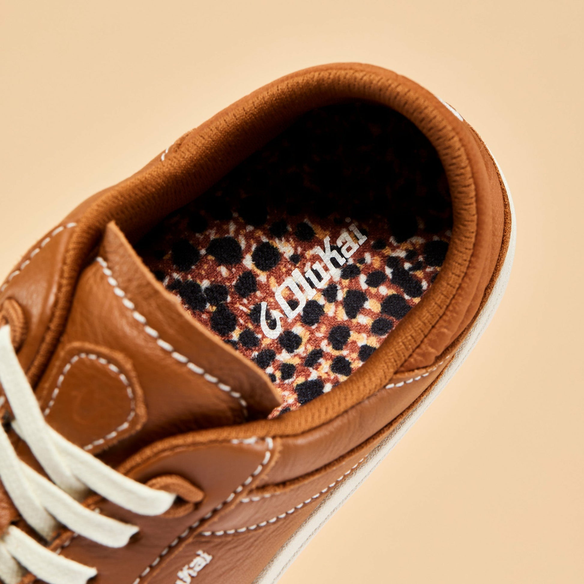 Olukai Hā‘upu Leather Sneakers - Fox