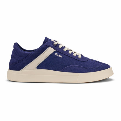 Olukai Hā‘upu Leather Sneakers - Navy / Off White