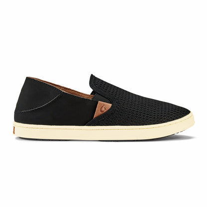 Olukai Pehuea Breathable Slip-On Sneakers - Black