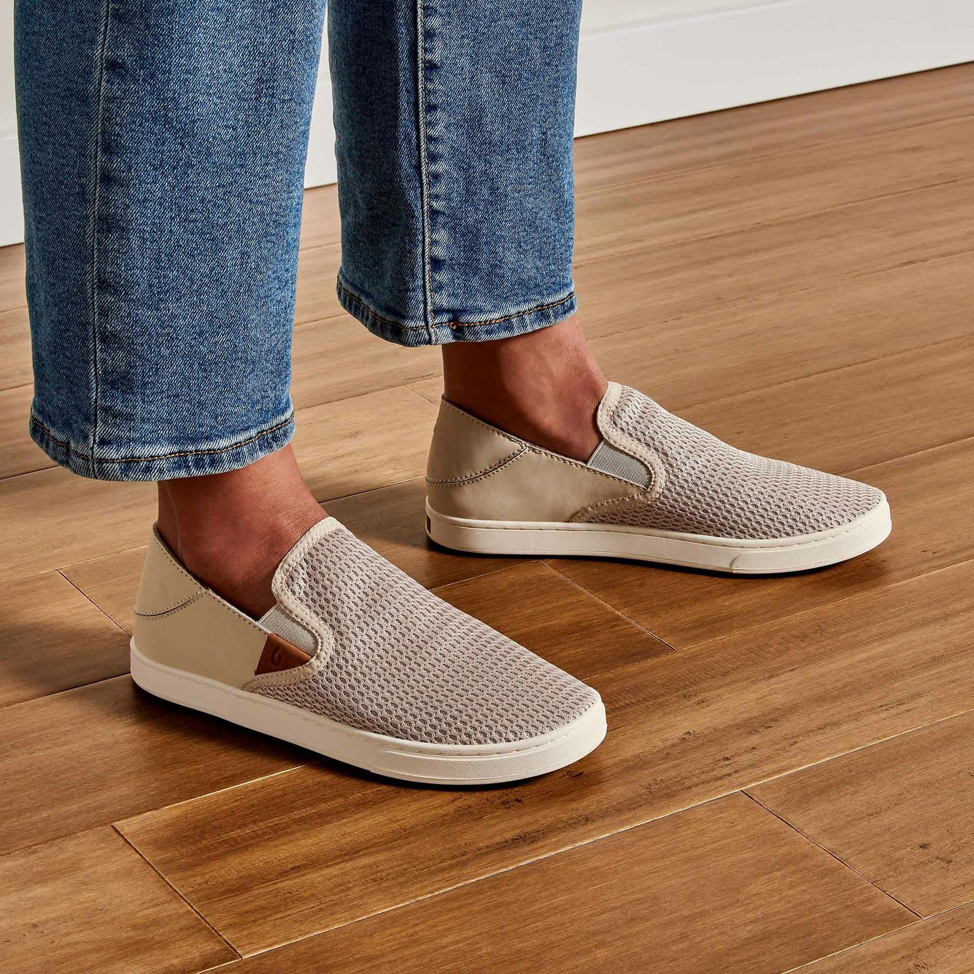 Olukai Pehuea Breathable Slip-On Sneakers - Tapa