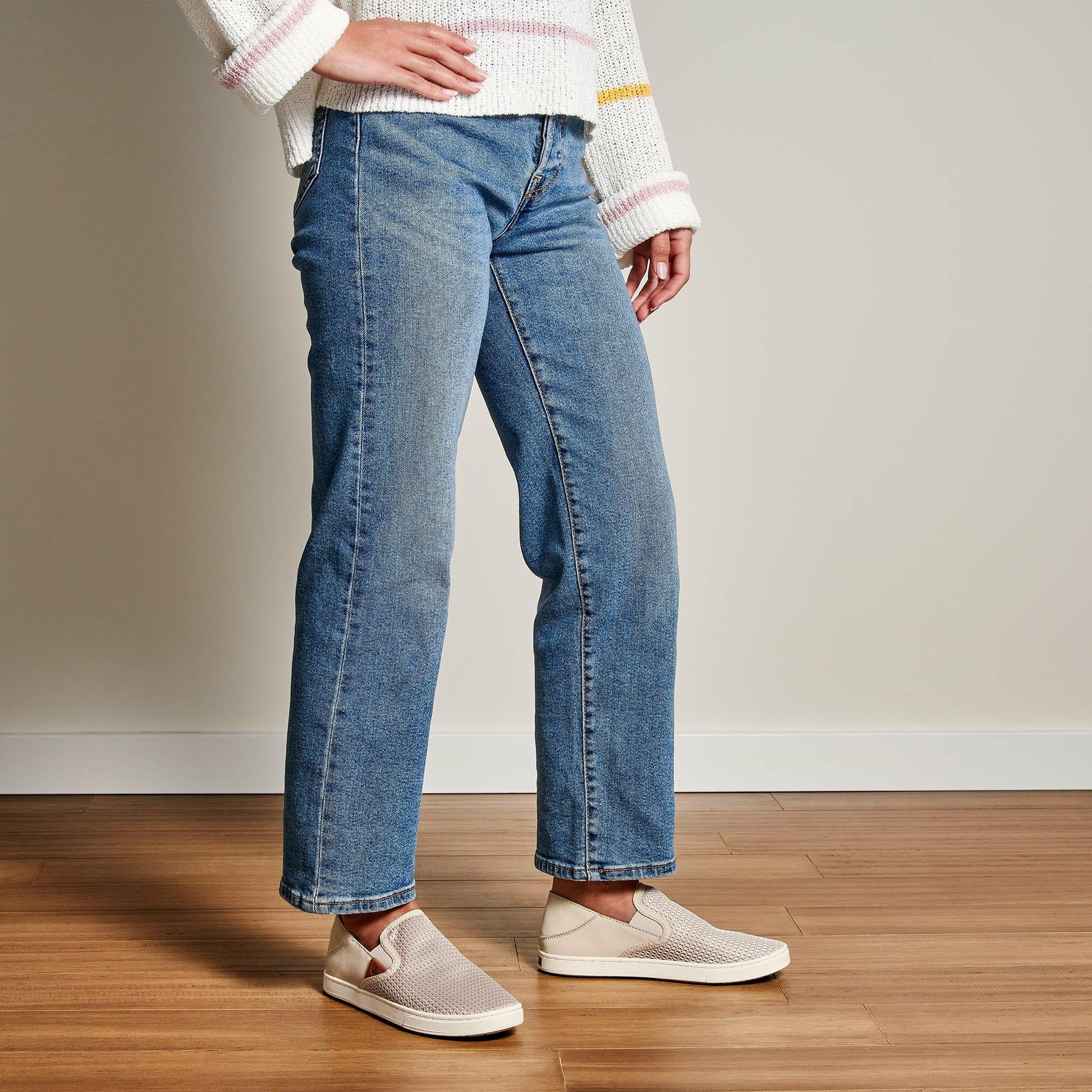 Olukai Pehuea Breathable Slip-On Sneakers - Tapa