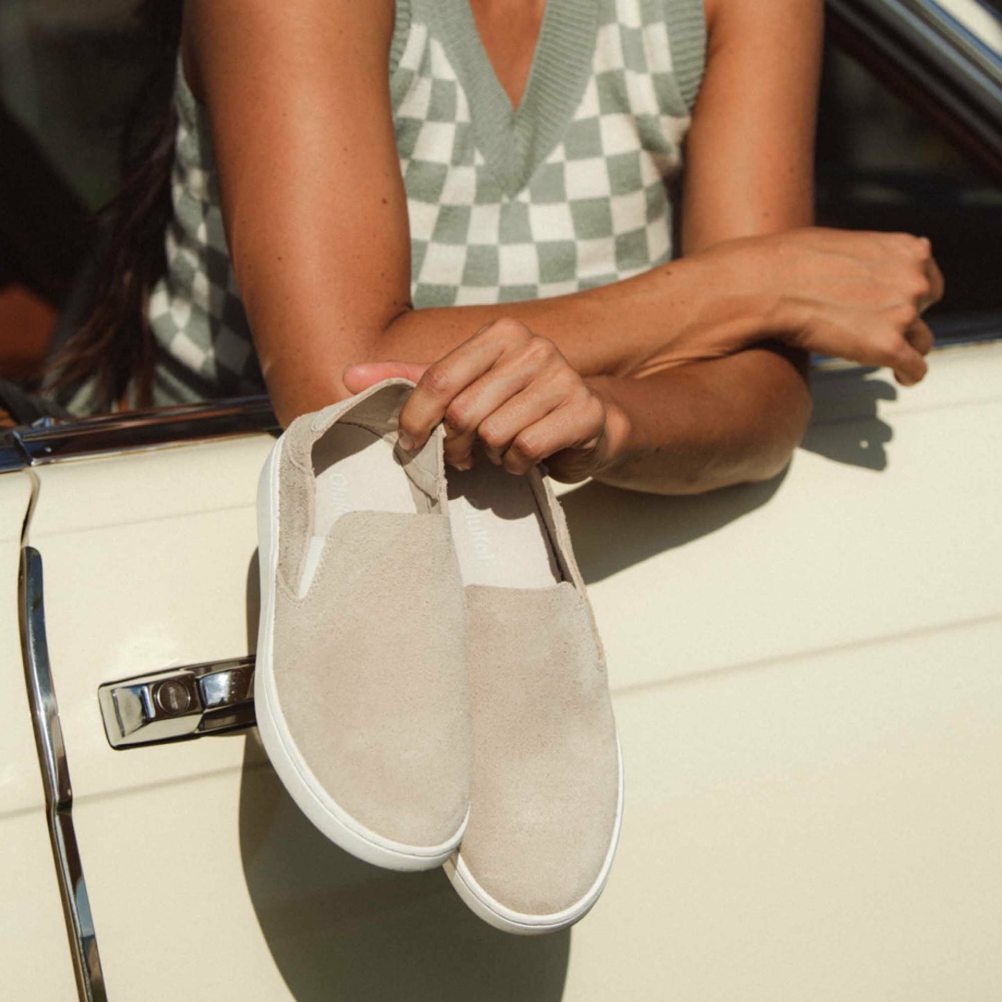 Olukai Pehuea Luxe Suede Shoes - Tapa