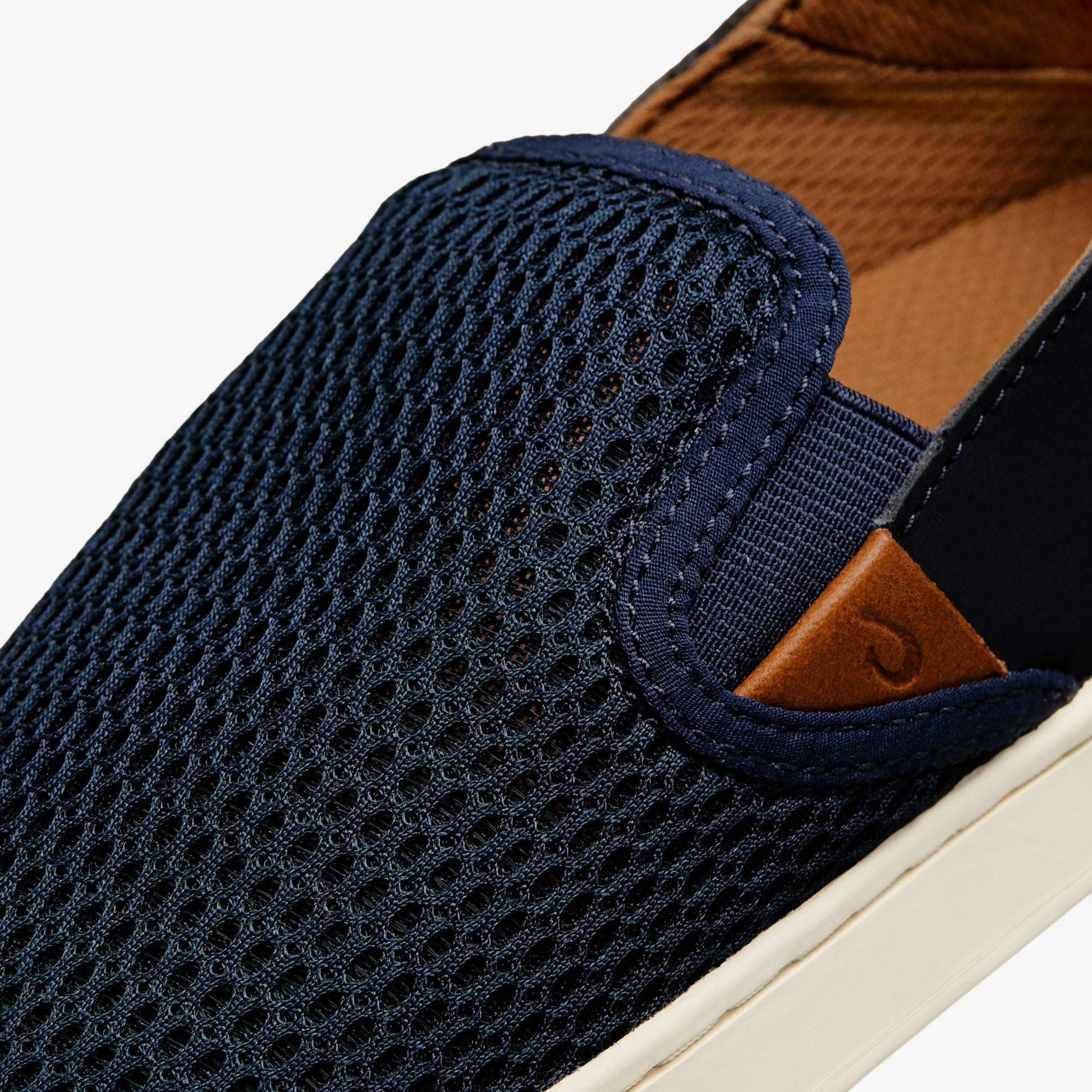 Olukai Pehuea Breathable Slip-On Sneakers - Trench Blue