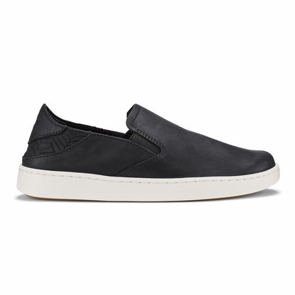 Olukai Pehuea Leather - Onyx / Onyx