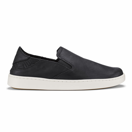 Olukai Pehuea Leather - Onyx / Onyx