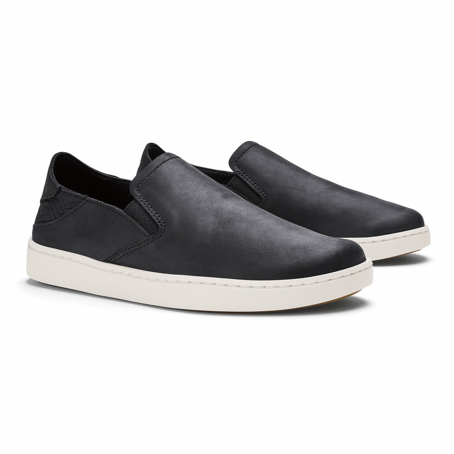 Olukai Pehuea Leather - Onyx / Onyx