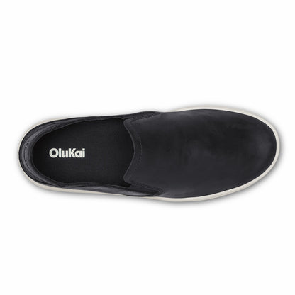Olukai Pehuea Leather - Onyx / Onyx