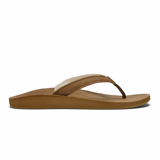 Olukai Southshore Waterproof Leather Sandals - Toffee