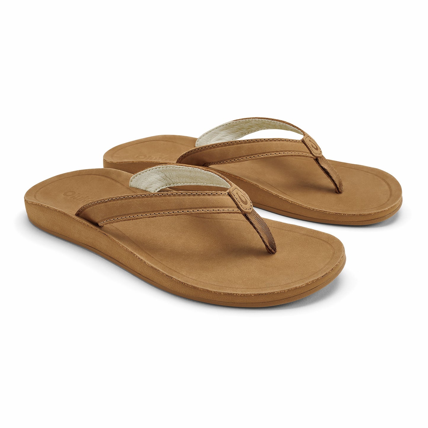 Olukai Southshore Waterproof Leather Sandals - Toffee
