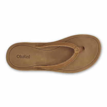 Olukai Southshore Waterproof Leather Sandals - Toffee