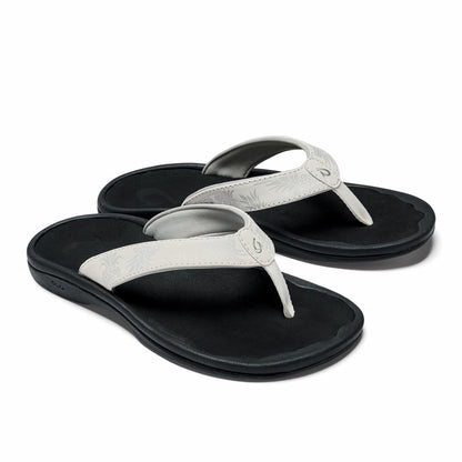 Olukai ‘Ohana Beach Sandals - Bright White / Hua