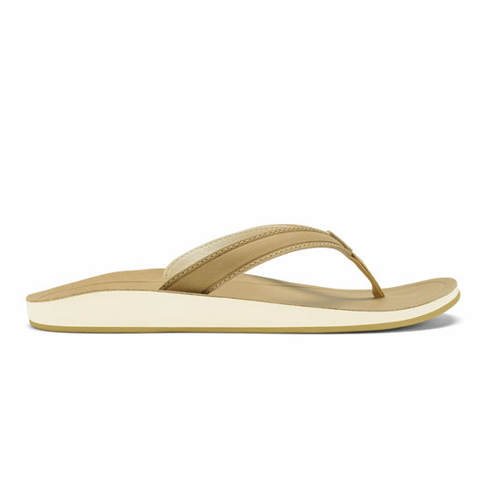 Olukai Southshore Waterproof Leather Sandals - Toasted Coconut