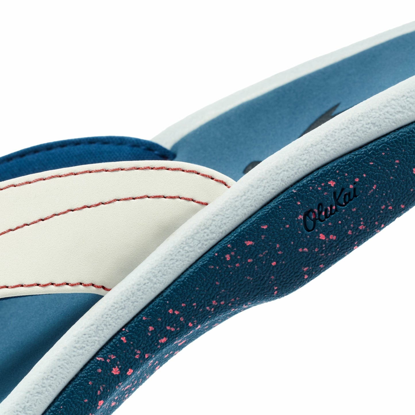 Olukai ‘Ohana - Bright White / Ocean Blue