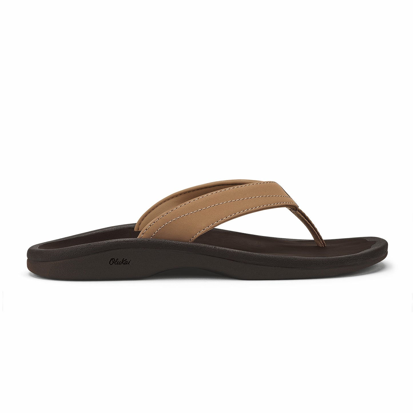 Olukai ‘Ohana Beach Sandals - Almond / Dark Java