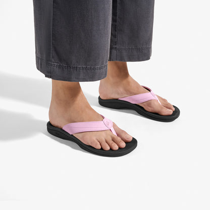 Olukai ‘Ohana Beach Sandals - Paradise Pink / Lava Rock