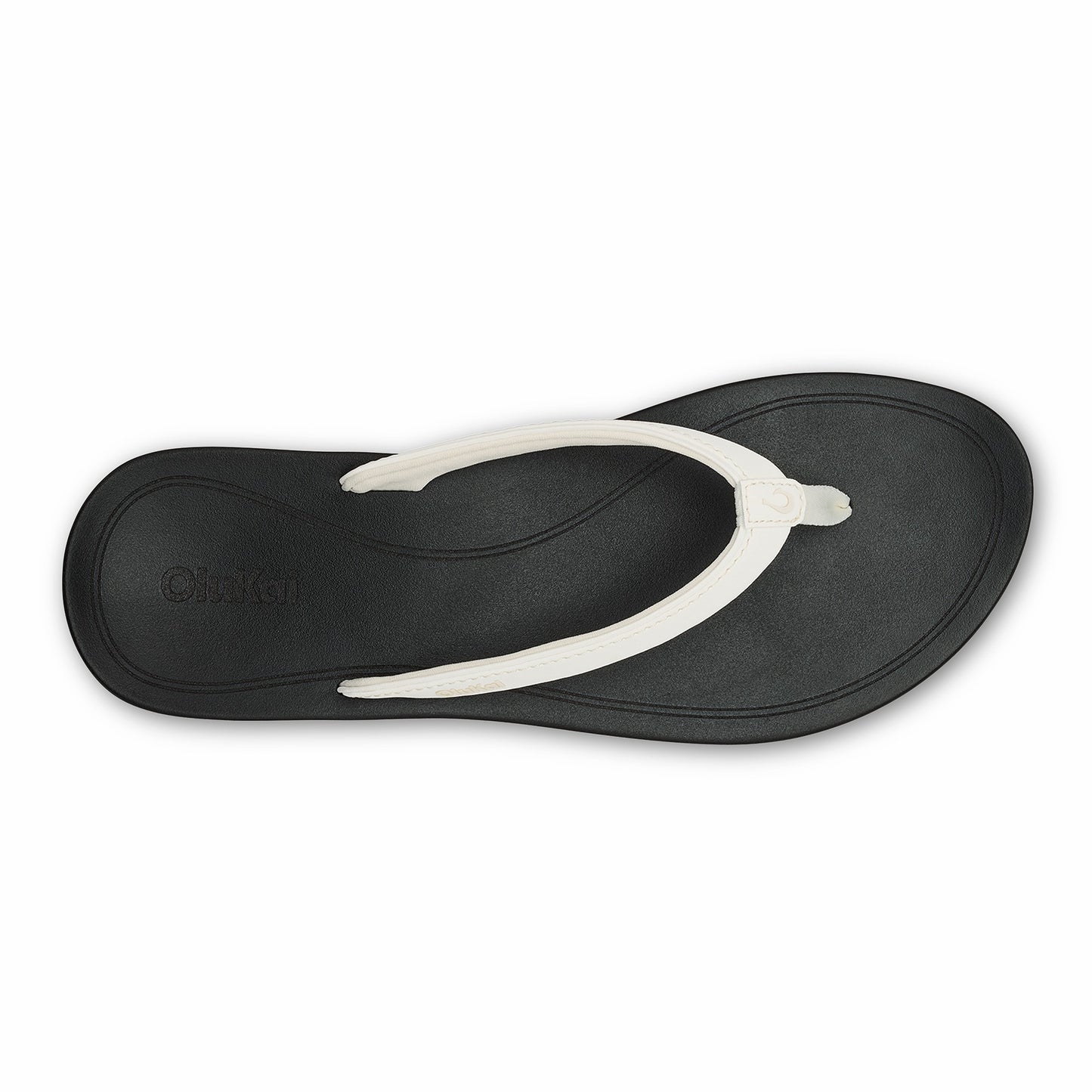 Olukai ‘Uiki Everyday Beach Sandals - Bright White / Lava Rock